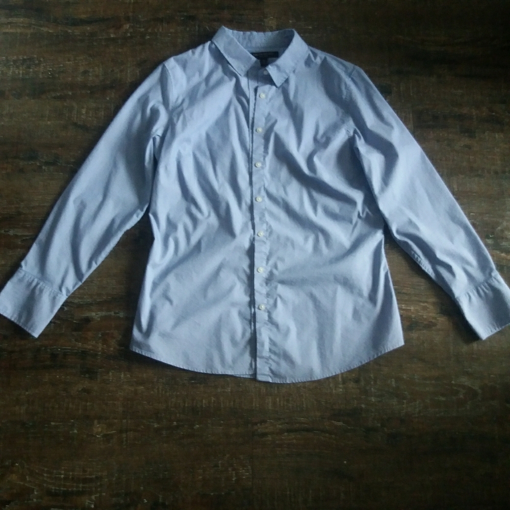 Banana Republic Riley Collared Shirt 12 Petite